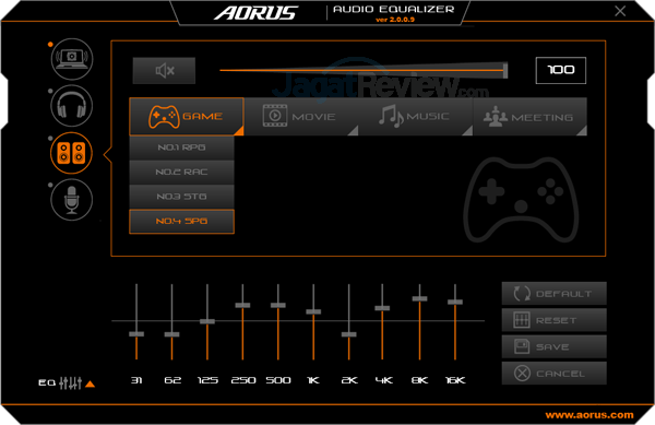 Review Notebook Gaming: AORUS X7 DT v7 57 AORUS X7 DT v7 Audio Equalizer 37