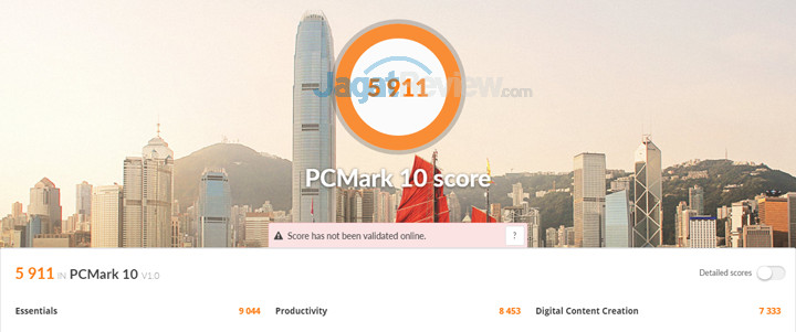 Review Notebook Gaming: AORUS X7 DT v7 35 AORUS X7 DT v7 PCMark 10 OC