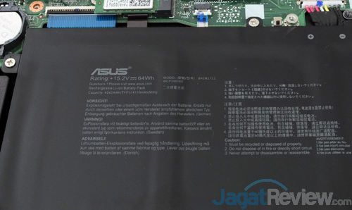 Review Notebook Gaming: ASUS ROG STRIX GL503VM Hero Edition 36 ASUS GL503VM HERO EDITION Battery