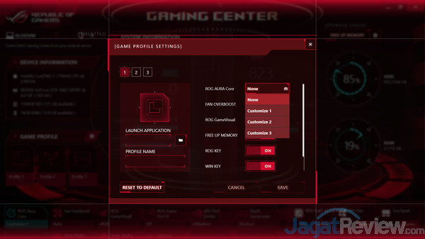 Review Notebook Gaming: ASUS ROG STRIX GL503VM Hero Edition 7 ASUS GL503VM HERO EDITION Gaming Center 06