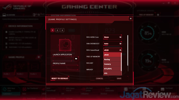 Review Notebook Gaming: ASUS ROG STRIX GL503VM Hero Edition 9 ASUS GL503VM HERO EDITION Gaming Center 08