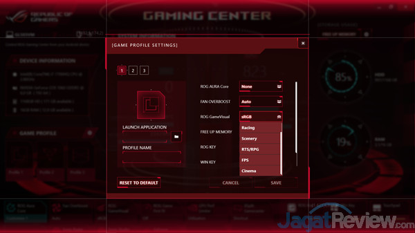 Review Notebook Gaming: ASUS ROG STRIX GL503VM Hero Edition 10 ASUS GL503VM HERO EDITION Gaming Center 09