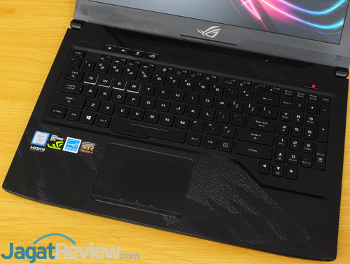 Review Notebook Gaming: ASUS ROG STRIX GL503VM Hero Edition 10 ASUS GL503VM HERO EDITION Keyboard Touchpad