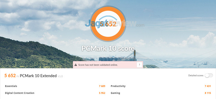 ASUS GL503VM HERO EDITION PCMark 10