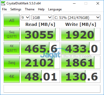 Acer Predator Triton 700 Crystal Disk Mark 01