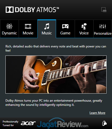 Review Notebook Gaming: Acer Predator Triton 700 35 Acer Predator Triton 700 Dolby Atmos 03