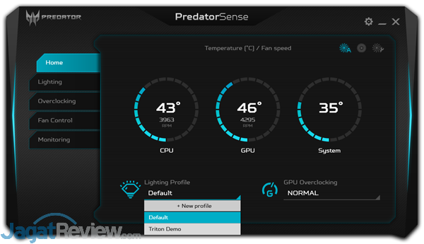 Review Notebook Gaming: Acer Predator Triton 700 2 Acer Predator Triton 700 PredatorSense 02