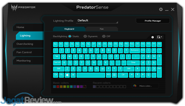 Review Notebook Gaming: Acer Predator Triton 700 5 Acer Predator Triton 700 PredatorSense 05