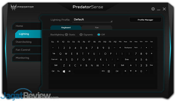 Review Notebook Gaming: Acer Predator Triton 700 19 Acer Predator Triton 700 PredatorSense 19