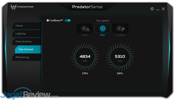 Review Notebook Gaming: Acer Predator Triton 700 28 Acer Predator Triton 700 PredatorSense 28