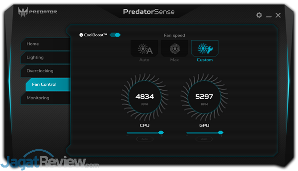Review Notebook Gaming: Acer Predator Triton 700 30 Acer Predator Triton 700 PredatorSense 29
