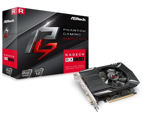 ASRock Umumkan Graphic Card Seri Phantom Gaming 3 Phantom Gaming Radeon RX550 2GL1