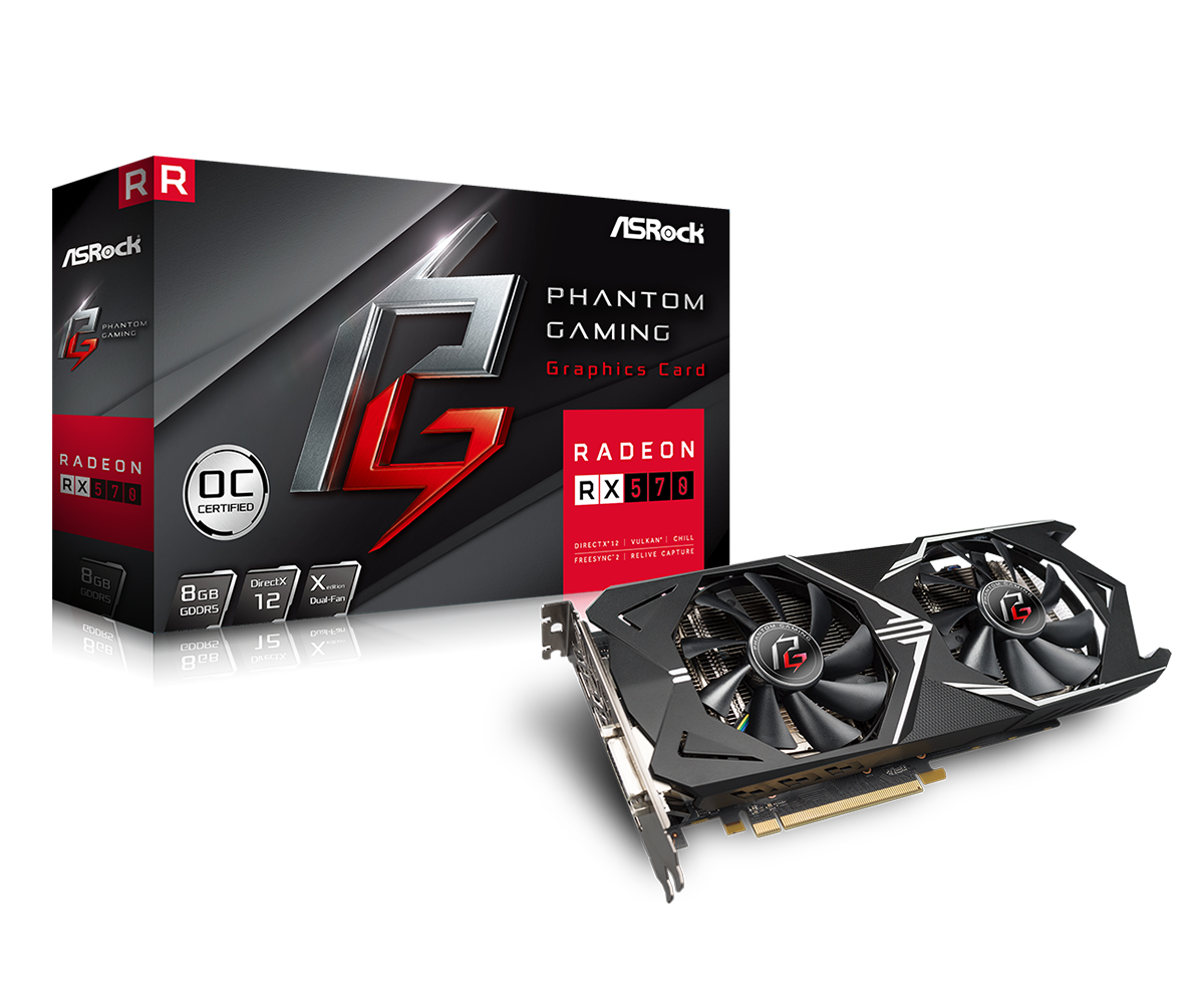 ASRock Fokuskan Lini Graphic Card Untuk Mining 3 Phantom Gaming X Radeon RX570 8G OCL1
