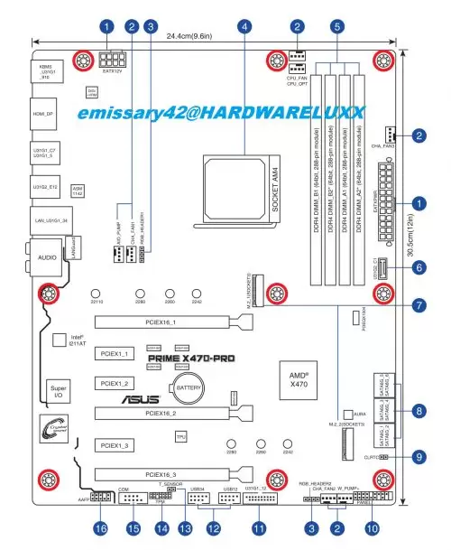 Layout Motherboard ASUS X470 Muncul Di Internet 1 XRe9ApbchmTEciHe