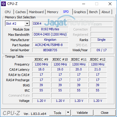 Review PC Desktop AMD Ryzen: Acer Aspire GX-281-UR13 5 Acer Aspire GX 281 CPUZ 04