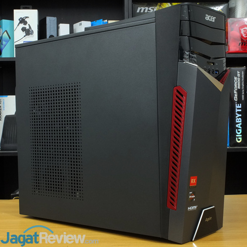 Review PC Desktop AMD Ryzen: Acer Aspire GX-281-UR13 2 Acer Aspire GX 281 Left Side