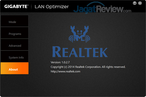 Review Gigabyte Aero 15X v8: Kencang, Tipis, dan Terjangkau dengan Core i7 8750H 69 Gigabyte Aero 15X v8 LAN Optimizer 05