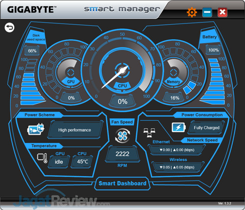 Review Gigabyte Aero 15X v8: Kencang, Tipis, dan Terjangkau dengan Core i7 8750H 25 Gigabyte Aero 15X v8 Smart Manager 25