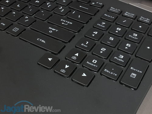 Review Notebook Gaming: ASUS ROG G703VI 15 ASUS G703VI Arrow Keys