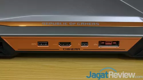 Review Notebook Gaming: ASUS ROG G703VI 12 ASUS G703VI Connectors Rear
