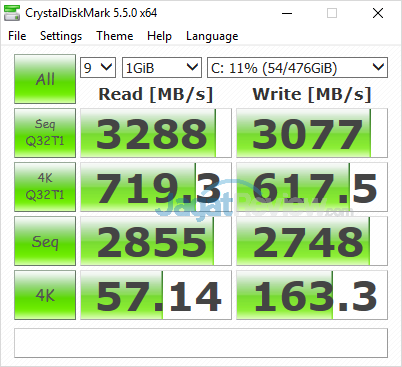 Review Notebook Gaming: ASUS ROG G703VI 55 ASUS G703VI Crystal Disk Mark 5 SSD