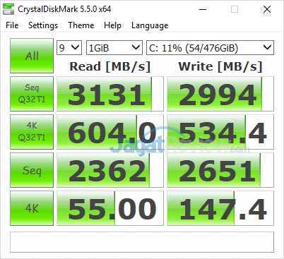 Review Notebook Gaming: ASUS ROG G703VI 51 ASUS G703VI Crystal Disk Mark 5 SSD Standard