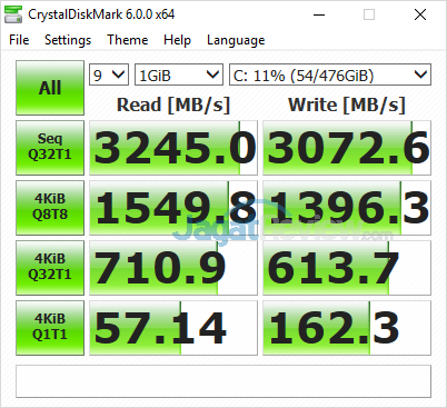 Review Notebook Gaming: ASUS ROG G703VI 57 ASUS G703VI Crystal Disk Mark 6 SSD