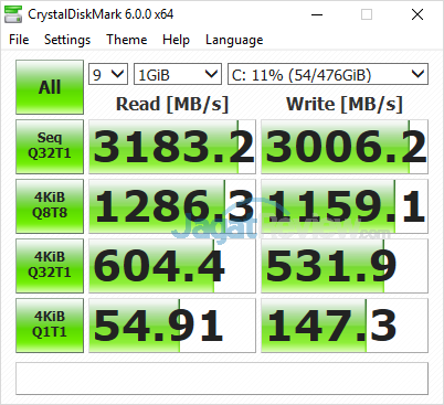 Review Notebook Gaming: ASUS ROG G703VI 53 ASUS G703VI Crystal Disk Mark 6 SSD Standard