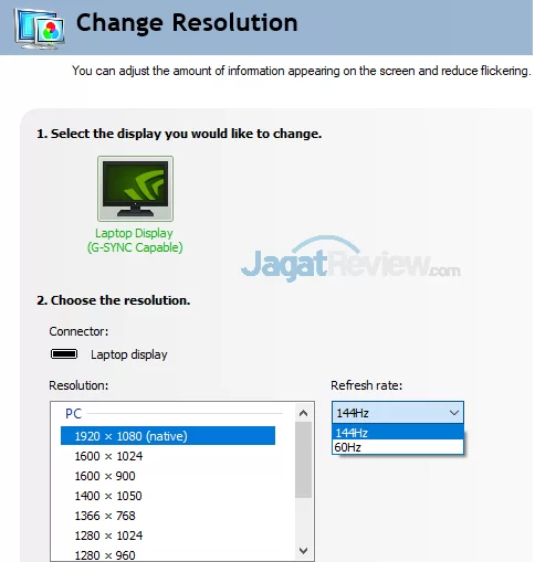 Review Notebook Gaming: ASUS ROG G703VI 8 ASUS G703VI Display Properties