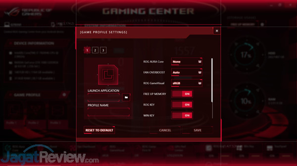 Review Notebook Gaming: ASUS ROG G703VI 16 ASUS G703VI Gaming Center 10