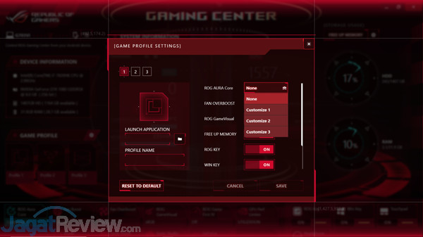 Review Notebook Gaming: ASUS ROG G703VI 17 ASUS G703VI Gaming Center 11