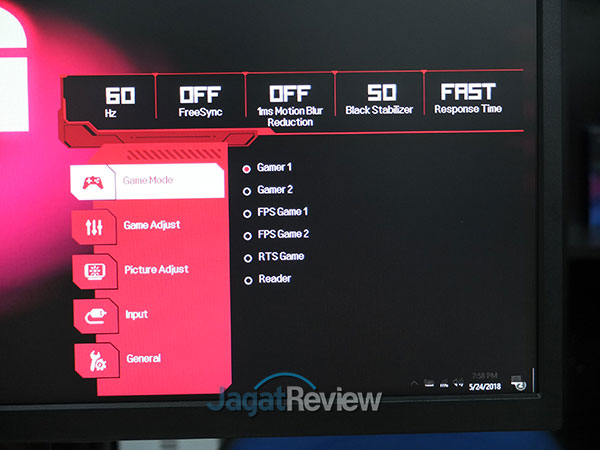 Hands-On Review: Monitor LG 27GK750F-B 9 Game Mode