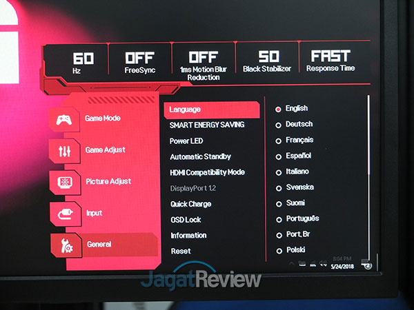 Hands-On Review: Monitor LG 27GK750F-B 30 General Language