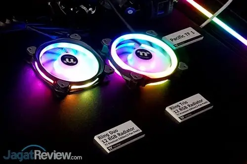Booth Raid Computex 2018: Thermaltake 5 Thermaltake Riing Duo Trio