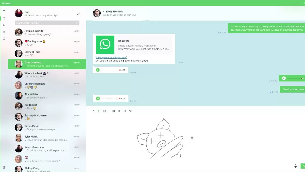 Microsoft Siapkan WhatsApp Versi UWP dengan FluentDesign 12 whatsappuwpdesktop