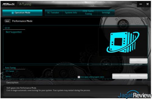 A Tuning Operation Performance Mode Advanceds