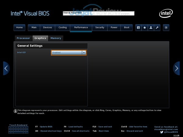 Review Intel NUC8i7HVK  Intel NUC8i7HVK 18 BIOS Performance Graphics