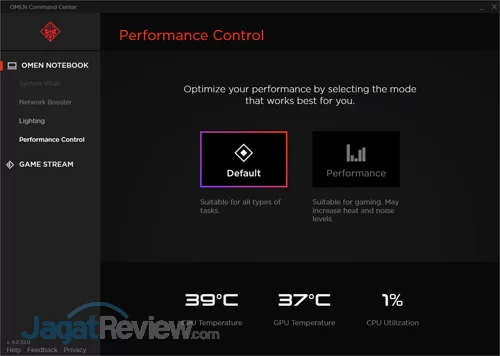 Review Notebook Gaming: Omen by HP 15-dc0035TX 8 Omen by HP 15 dc0035TX Omen Command Center 08