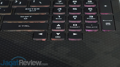 Review Notebook Gaming: ASUS ROG STRIX GL504GS Scar II 16 ASUS ROG GL504GS Arrow Keys