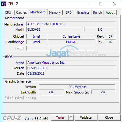 Review Notebook Gaming: ASUS ROG STRIX GL504GS Scar II 3 ASUS ROG GL504GS CPUZ 02