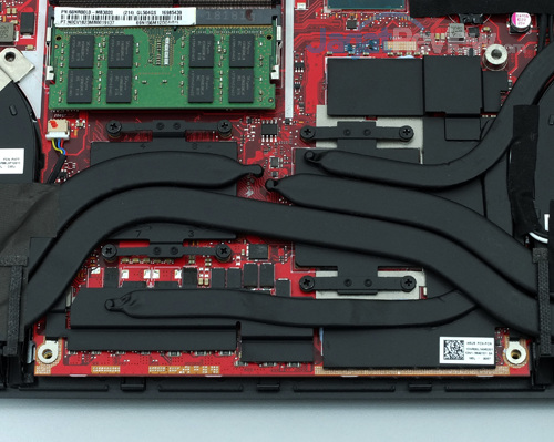 Review Notebook Gaming: ASUS ROG STRIX GL504GS Scar II 26 ASUS ROG GL504GS Heatsink Baseplate