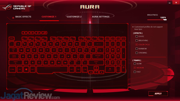 Review ASUS ROG Zephyrus-M (GM501S): Zephyrus Murah yang Kencang 32 ASUS ROG GM501S Aura Core 10