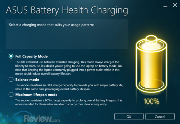 Review ASUS ROG Zephyrus-M (GM501S): Zephyrus Murah yang Kencang 76 ASUS ROG GM501S Battery Health Charging