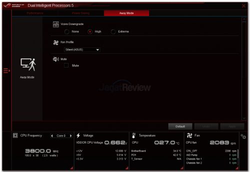 Hands-On Motherboard ASUS ROG STRIX X470-F Gaming 25 Away Mode Presets