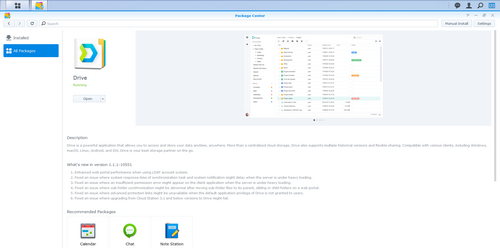 Membangun Online Storage Pribadi Seperti Google Drive dengan Mudah 4 DS218J Test Synology DiskStation 2018 08 27 14.58.05