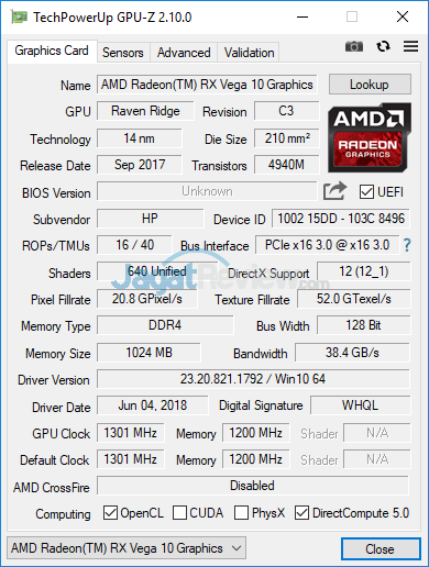Preview HP Envy x360 13-ag0023au: Laptop AMD Ryzen dengan Performa dan Fitur Premium 5 HP Envy x360 RR CPUZ 04