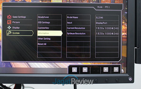 Hands-On Review Monitor 240Hz: BenQ-Zowie XL2546 Monitor Gaming 26 IMG 8007