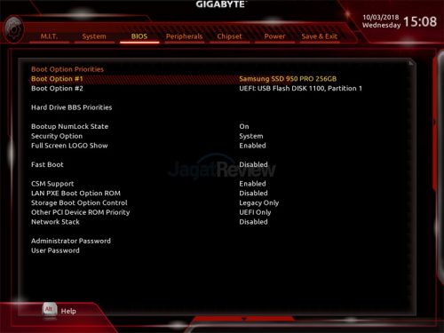 Hands-On Review Motherboard Gigabyte X399 Aorus Xtreme 12 14. BIOS Tab