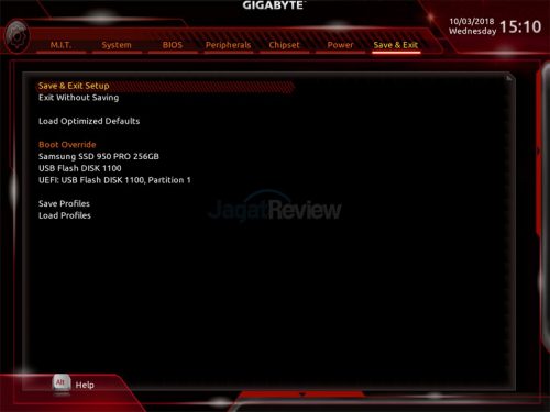 Hands-On Review Motherboard Gigabyte X399 Aorus Xtreme 20 22. Save Exit Tab
