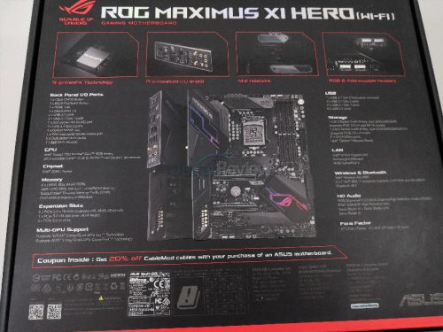 Hands-On: Motherboard ASUS ROG Maximus XI Hero 5 3s
